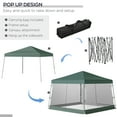 thumbnail image 4 of Outsunny 11.5"x11.5" Green Pop Up instant Outdoor Canopy, Adjustable Height, 4 of 8