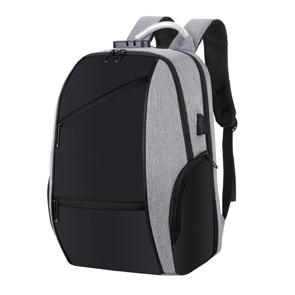 PATKAW Multi-function Password Lock Bag Large Capacity Laptop Bag Man Backpack
