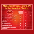 MegaRed Omega3 Krill Oil Softgels, 350 Mg, 90 Ct