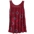 thumbnail image 1 of Women s Plus Size Floral Sleeveless Loose Boho Casual Short Dresses, 1 of 2