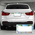 thumbnail image 4 of Sloboki Hawaii Beach Flip Flops License Plate Frame Universal Aluminum Metal Car Tag Holders Cars Decor, 4 of 5
