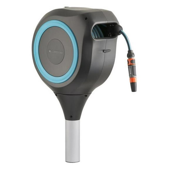 Gardena 7046257 66 ft. Gray Retractable In Ground Hose Reel