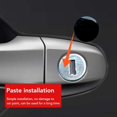 thumbnail image 4 of XYCCA lquuo Car Door Lock Keyhole Cover Trim Sticker Universal Keyhole Decal Protector Sticker Car Accessories Key Socket Decoration Decal,Black Door Entry Guard Back Door Lock Cover Car Door -2873, 4 of 5