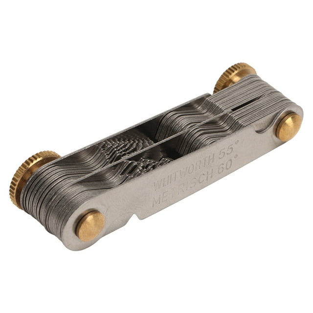 Medidor De Rosca, 52 Cuchillas Medidor De Tornillo Escala Transparente 55 60 Multiusos Durable Portátil Para Medición