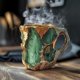 thumbnail image 1 of Tazas de café de cristal mineral (2024), elegantes y lujosas, translúcidas y coloridas, regalo ideal para el hogar y la oficina (1 unidad)., 1 of 6