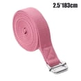 thumbnail image 2 of Yoga Strap/Stretch Bands [12 Colors, 6/8 Feet Options] Durable and Comfy Delicate Texture - Best for Daily Stretching, Physical Therapy, Fitness, 2 of 5