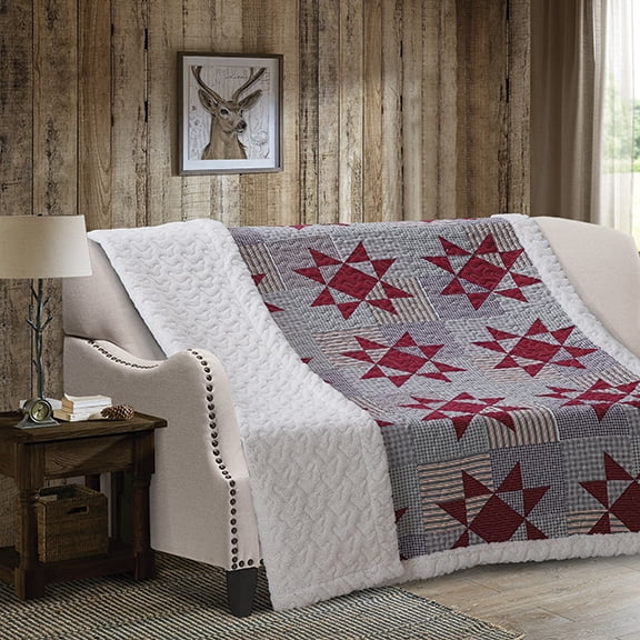 SnugglySoft by Ben&Jonah Ultra Plush Extra Thick Quilted Throw Blanket