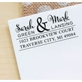 thumbnail image 1 of Printtoo Personalized Rubber Stamp Custom Wedding Self Inking Address Stamp Gift Idea, 1 of 6