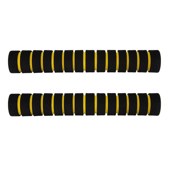 Yellow Kayak Paddle Grips with Sponge Material for Protection Non Slip Comfortable Handles 2Pcs