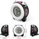 thumbnail image 5 of Loud Alarm Clock with Optional Alarm Dual Alarm Setting Snooze Function Night Light Bedside Battery Powered Clock (Black/Pink Light), 5 of 5