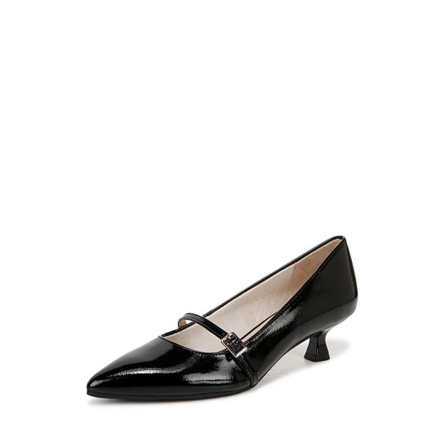 LifeStride Mujer Zapatos de Tacón Bajo Madelyn Negro Charol Talla 5 M