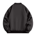 thumbnail image 4 of Mens Bomber Jacket Lightweight Thin Windbreaker Jackets Casual Summer Coats with Zipper Pockets Black XXL, 4 of 7