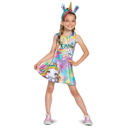 Poopsie Girl's Unicorn Rainbow Bright Halloween Costume