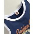 thumbnail image 6 of Genuiskids Toddler Baby Boy Summer Clothes Animal Island Sleeveless Tank Top+Drawstring Shorts Set 2pcs Beach Outfit 6M-4T, 6 of 9