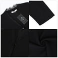 thumbnail image 6 of Womens Long Sleeve Open Front Cardigans Button Down Lace V Neck Casual Knit Cardigan Sweater Outwear Coats Black XL, 6 of 7