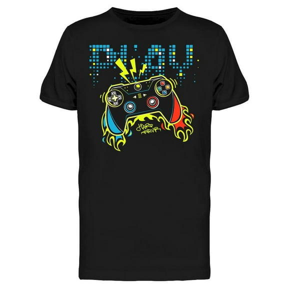 Play Hard Frvr T-Shirt Men -Image by Shutterstock, Male Large