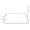 Chrome, variant on Naiture Hoop Shower Curtain Rod Rectangular Shape for Clawfoot Tub with Ceiling Support, 60" L X 32" W Never Rust Stainless Steel, Black Finish