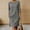 Gray, variant on asdoklhq Maxi Dresses for Women Gowns and Evening Business Casual Linen Dress Black L