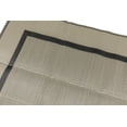 thumbnail image 2 of MSRUGS Courtyard Collection Indoor/Outdoor Mat Area Rug with Bag - 5' x 7' Border Design Gray/Charcoal Gray Reversible, 2 of 5