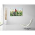 thumbnail image 5 of Epic Art 'Cardinal on Fence' by Pam Britton, Acrylic Glass Wall Art, 36"x24", 5 of 5
