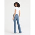 thumbnail image 3 of Sofia by Sofia Vergara Women's Low Rise Flare Jeans, 32.5" Inseam, Sizes 0-20, 3 of 5
