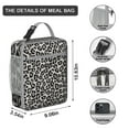 thumbnail image 4 of Sac à Lunch Léopard Romantique – Motif Guépard Taches Esthétique Design Animal Classique Mode Mignon Sac Isolé Réutilisable, 4 of 4