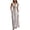 Beige, variant on CIENVNSTG Summer Dresses for Women 2026 U Neck Sleeveless Casual Midi Dress Striped Printed Beach Vacation Sundresses with Pockets Pink S
