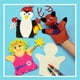 thumbnail image 4 of Kit de materiales para títeres pintados a mano, creativos y hechos a mano para niños de preescolar, con 2 títeres de dedo de lona blanca., 4 of 7