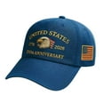 thumbnail image 2 of Retro Washed Liberty Eagle Embroidery Hat, Adjustable Patriotic Baseball Cap With Outdoor Classic Spirit Design Dark Blue, 2 of 9