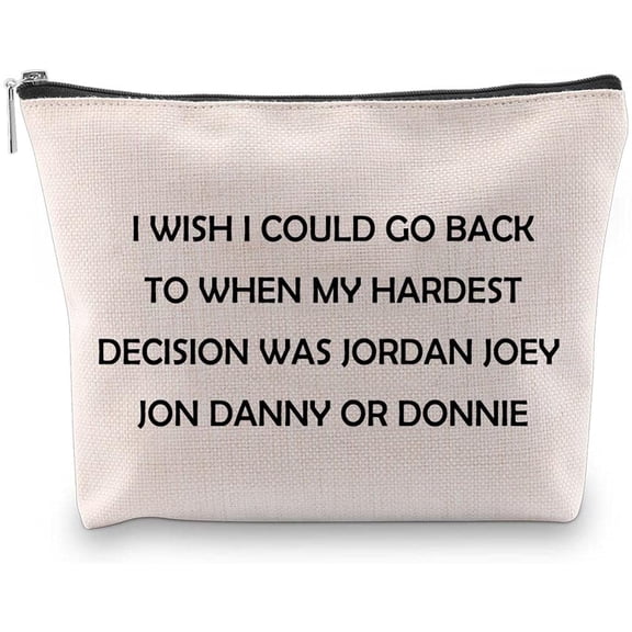 Novelty Inspired Cosmetic Bag I Love New Kid On Black Gift for Women