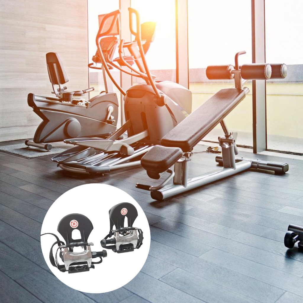 Zeiwohndc 9/16inch Fitness Bikes Pedals Nonslip Grip Heavy Duties Design for Spin Bike