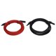 thumbnail image 3 of Cable de extensión para panel solar (2 unidades, 10 AWG, 6 mm², voltaje nominal: 1000 V CC, rojo y negro, 5 m/16,4 pies), 3 of 14