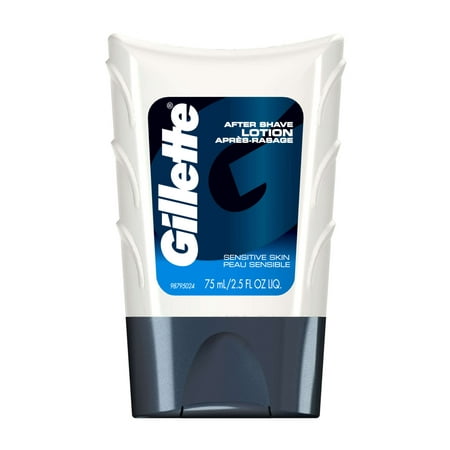 (2 pack) Gillette Series Sensitive Skin After Shave Lotion, 75 (Best After Shave Lotion For Razor Bumps)