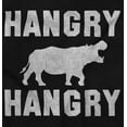 thumbnail image 2 of Funny Hungry Hangry Hippos Unisex Plus Fleece Graphic Hoodie Brisco Brands 5X, 2 of 5