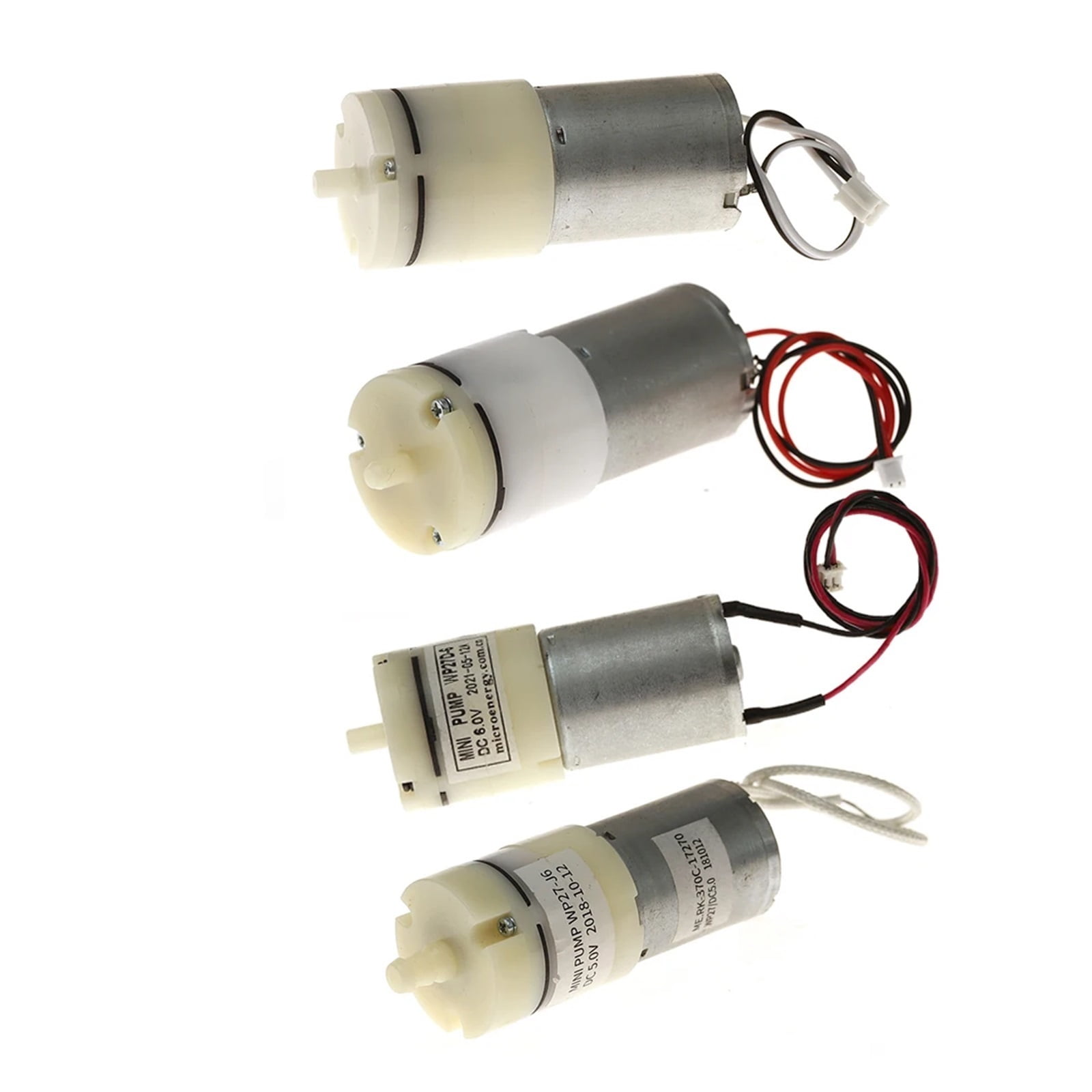DC 3V 3.7V 5V 6V 12V  Mini 370 Motor Diaphragm Air Pump Vacuum Pump Negative Pressure Suction Breast Inflator Aquarium DIY ,Easy to Install