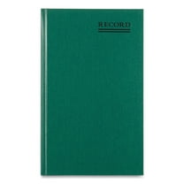 National 56131 Emerald Series 12.25 in. x 7.25 in. Sheets Account Book - Green