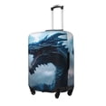 thumbnail image 2 of Daiia Blue Thunder Storm Dragon Luggage Cover, Thickened Washable Travel Luggage Covers, Elastic Unique Baggage Covers for 18-20 inch Luggage-X-Large, 2 of 9