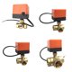 thumbnail image 4 of sweethay Válvula de bola eléctrica de 3 hilos y 2 vías Válvula de bola eléctrica motorizada con rosca de latón DC24V Jardín y Patio No.05 sweethay WJ3018-05, 4 of 6