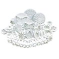 thumbnail image 1 of 33 piezas de grado alimenticio ABS molde para tartas DIY herramienta de decoración para hornear moldes para galletas Fondant troquelado en relieve Inevent JJ23229-00, 1 of 2