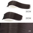 thumbnail image 3 of Almohadillas para el cabello sintético AZQUEEN de 20/30 cm, extensiones de cabello con clip, pieza de cabello invisible natural, almohadilla para el cabello para adelgazar, 3 of 5