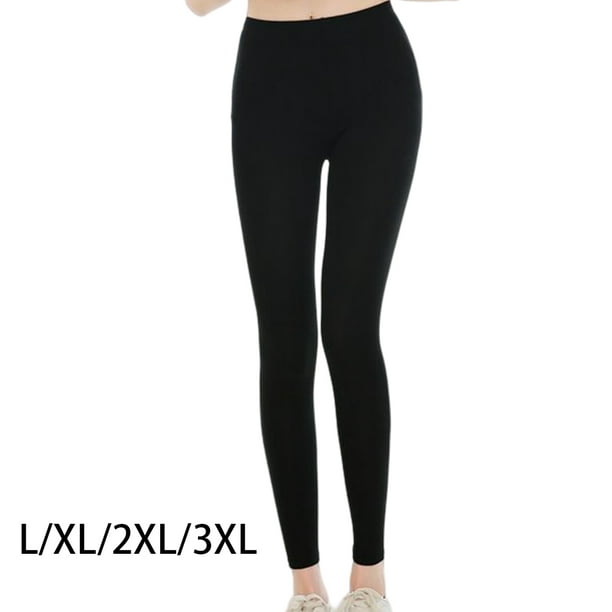 Leggings Tight Comfortable Elastic Casual Pants for Women Simple Style  Fashionable All-Match Skinny Trousers Girls Summer 3XL [170-200 Pounds] 