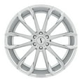 thumbnail image 3 of Status Mastadon 20X9 6X120 25Et 76.1Cb Silver W/ Brushed Machined Face Wheel, 3 of 3