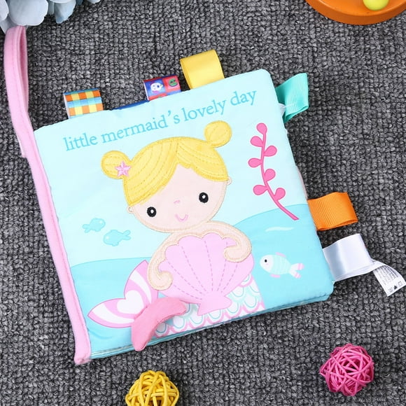 Libro de tela para niños BuyWeekMX con sonajero Aspecto llamativo