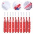 thumbnail image 2 of 50 piezas de herramientas de cuidado bucal, hilo dental, higiene dental, palillo de dientes, cepillo de limpieza de 3 mm, 2 of 5