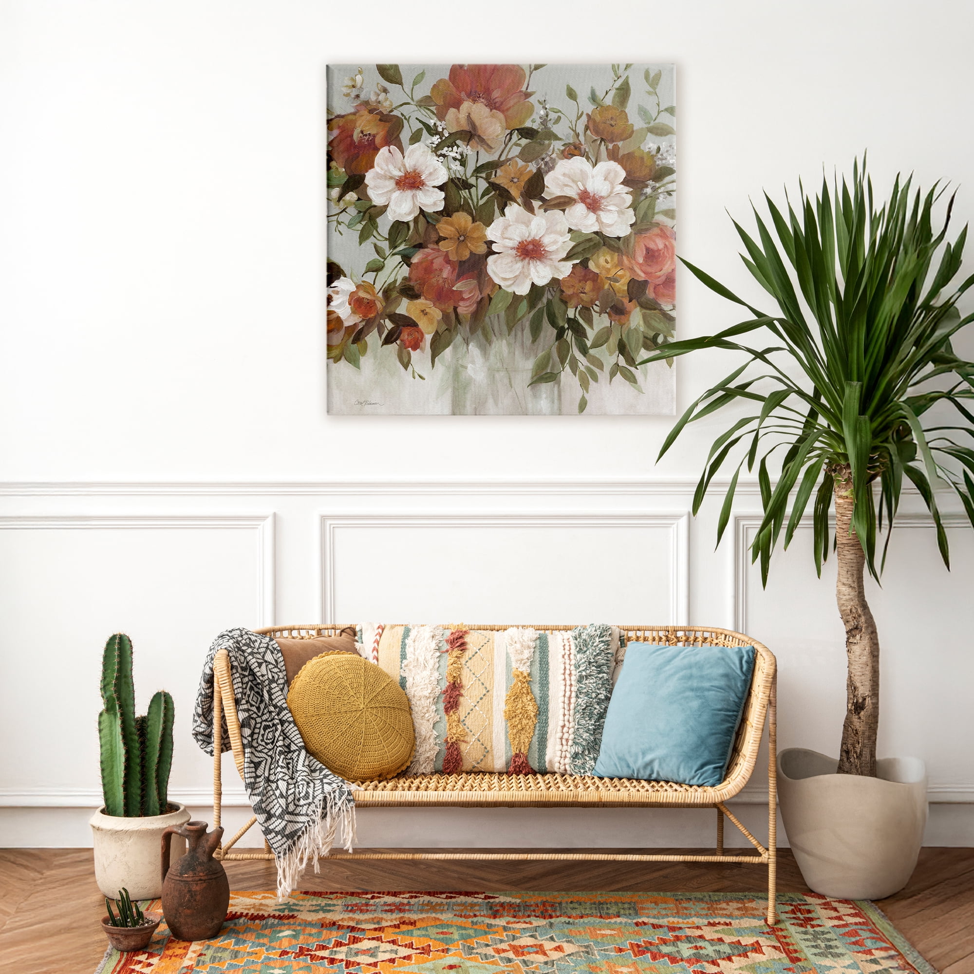 Stupell Industries Muted Vibe Bouquet Canvas Wall Art, design by Carol Robinson