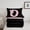 Black Silver, variant on Manfei Cute Girls Bowknot Bowtie Bedding Comforter Set, Monogrammed Twin Comforter Sets, Personalized Letter C Bedding Set, Lightweight Bedroom Decor, Reversible 2-Piece