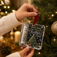 thumbnail image 5 of Clear Acrylic Christmas Money Ornament – Cash Card Holder with Ribbon, Holiday Tree Decoration, Reusable Gift Giving Solution for Friends Teachers, 5 of 6