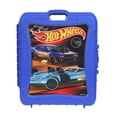 thumbnail image 2 of Hot Wheels 110 Vehicle Playsets Plastic Carrying Case in Blue, for Child Ages 3+, 2 of 7