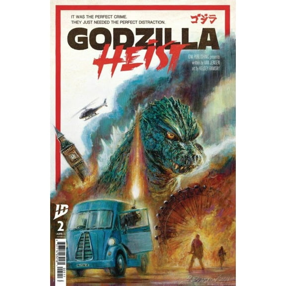 Godzilla: Heist #2A VF ; IDW Comic Book