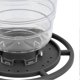 thumbnail image 4 of PavilionShaped Bird Feeder Transparent Hanging Bird Feeder with Wide Opening Movable Cover(Gray ), 4 of 5